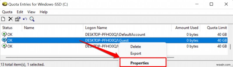 โควต้าดิสก์หลักใน Windows 11:คำแนะนำทีละขั้นตอน 