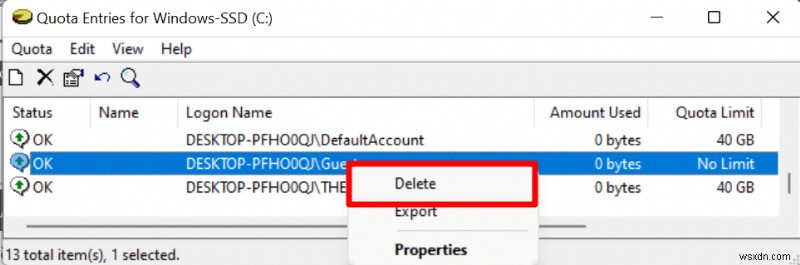 โควต้าดิสก์หลักใน Windows 11:คำแนะนำทีละขั้นตอน 