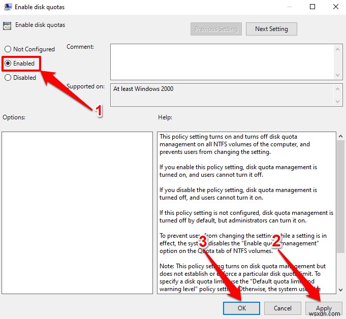 โควต้าดิสก์หลักใน Windows 11:คำแนะนำทีละขั้นตอน 