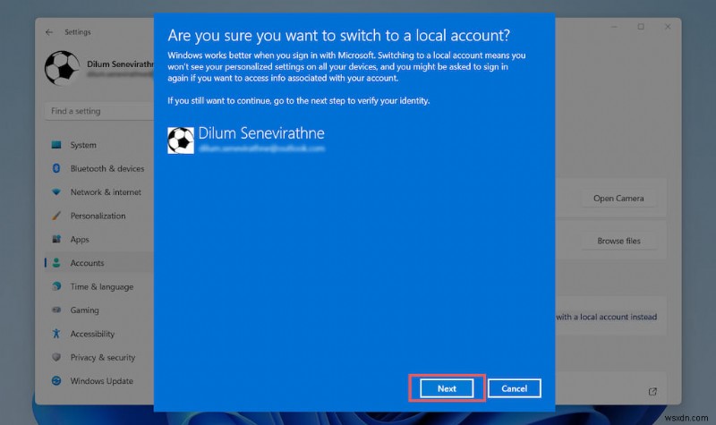 คำแนะนำทีละขั้นตอน:ลบบัญชี Microsoft ของคุณออกจาก Windows 11 อย่างปลอดภัย 