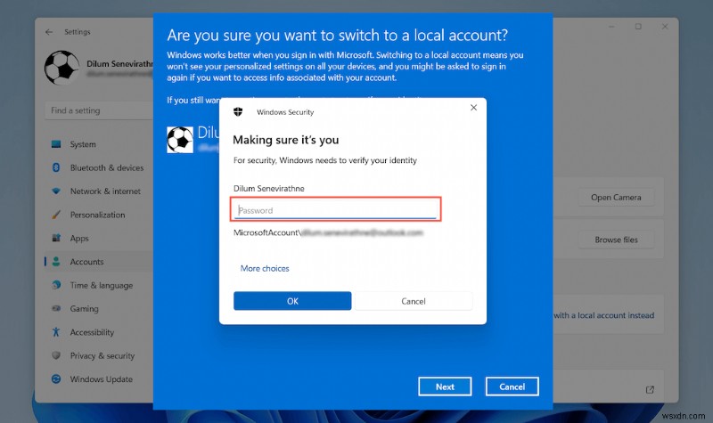 คำแนะนำทีละขั้นตอน:ลบบัญชี Microsoft ของคุณออกจาก Windows 11 อย่างปลอดภัย 