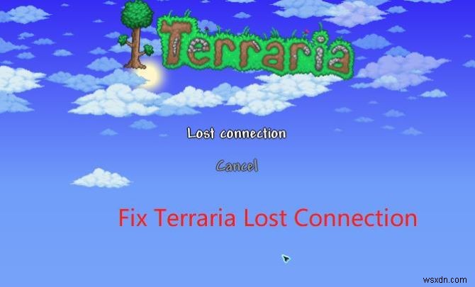 วิธีแก้ไขการเชื่อมต่อที่หายไปของ Terraria:7 โซลูชั่นที่ได้รับการพิสูจน์แล้ว 