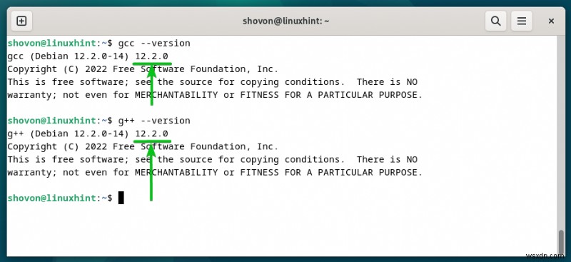 คำแนะนำทีละขั้นตอน:การติดตั้งคอมไพเลอร์ GCC C/C++ บน Debian 12 