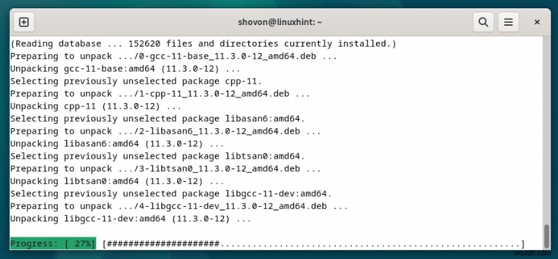 คำแนะนำทีละขั้นตอน:การติดตั้งคอมไพเลอร์ GCC C/C++ บน Debian 12 