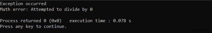 ทำความเข้าใจกับข้อยกเว้นจุดลอยตัวใน C ++:สาเหตุและแนวทางแก้ไข 