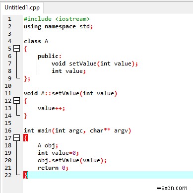 การแก้ไขข้อผิดพลาดในการรวบรวม C ++  ไม่มีฟังก์ชันที่ตรงกันสำหรับการโทร  