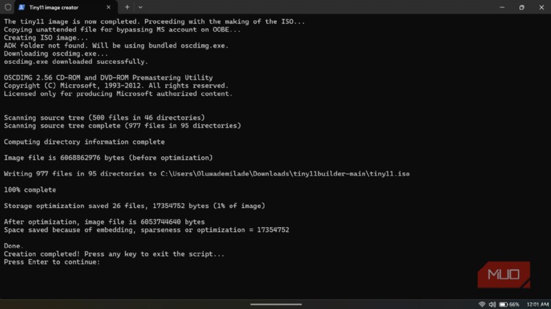 ฉันสร้างการติดตั้ง Windows 11 แบบกำหนดเองที่แซงหน้างานสร้างอย่างเป็นทางการของ Microsoft ได้อย่างไร 