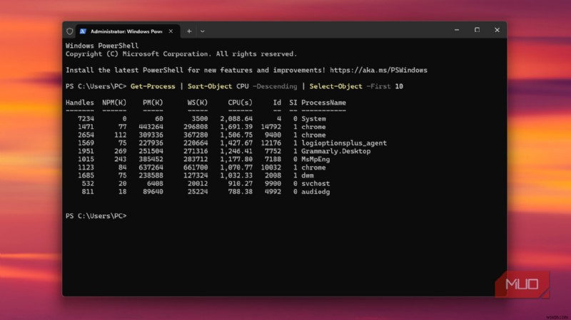 6 คำสั่ง Windows Terminal ที่จำเป็นซึ่งประหยัดเวลาหลายชั่วโมง 