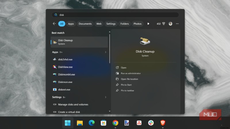 ค้นพบปุ่มล้างข้อมูลบนดิสก์ Windows ที่ซ่อนอยู่ซึ่งจะลบขยะกิกะไบต์ 