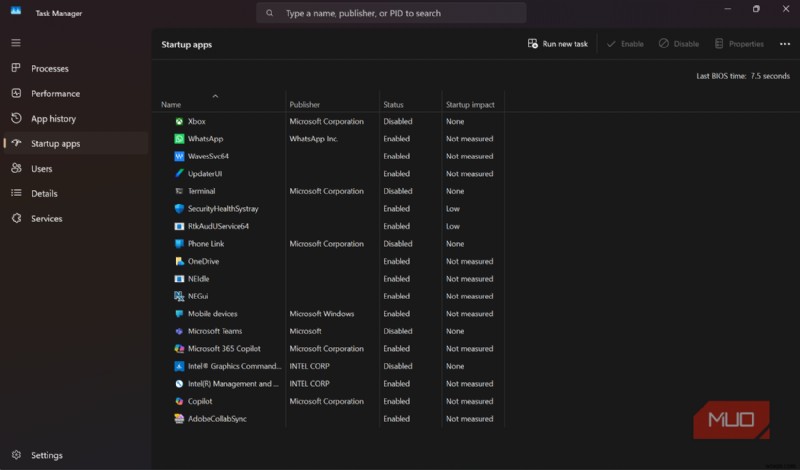 Windows Task Manager พลาดแอพสตาร์ทอัพบางตัว—ค้นพบตำแหน่งจริง 