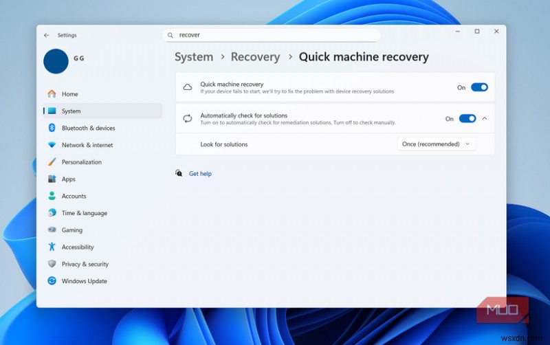 ค้นพบโหมดซ่อมแซมตัวเองในตัวของ Windows 11 โดยไม่ต้องใช้ USB 