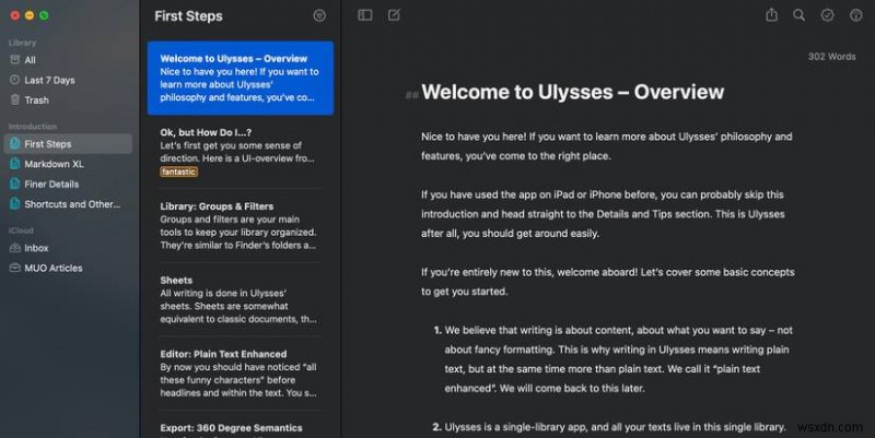 ค้นพบว่าทำไม Ulysses จึงเป็นแอปการเขียนระดับพรีเมียร์สำหรับ macOS 