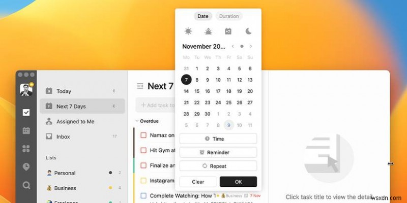 เหตุใด TickTick จึงเป็นแอปจัดการงานระดับพรีเมียร์สำหรับผู้ใช้ Mac 