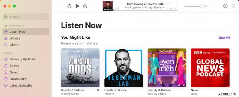 การเรียนรู้แอพ Podcasts บน macOS:คู่มือสำหรับผู้เริ่มต้นทีละขั้นตอน 