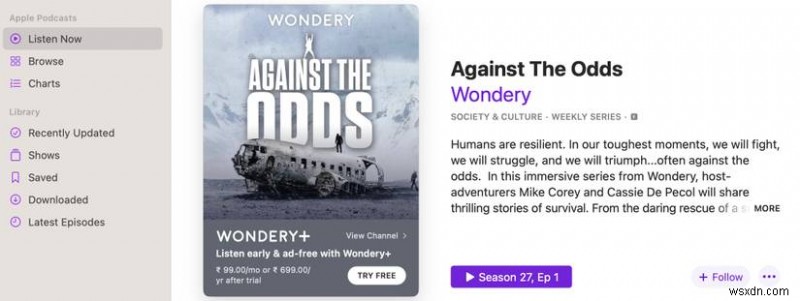 การเรียนรู้แอพ Podcasts บน macOS:คู่มือสำหรับผู้เริ่มต้นทีละขั้นตอน 