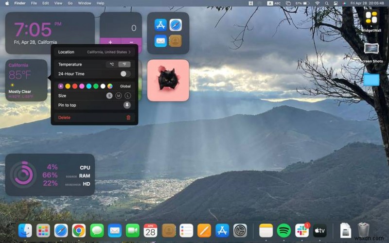เพิ่มวิดเจ็ตบนเดสก์ท็อป Mac ของคุณด้วย WidgetWall – คำแนะนำทีละขั้นตอน 