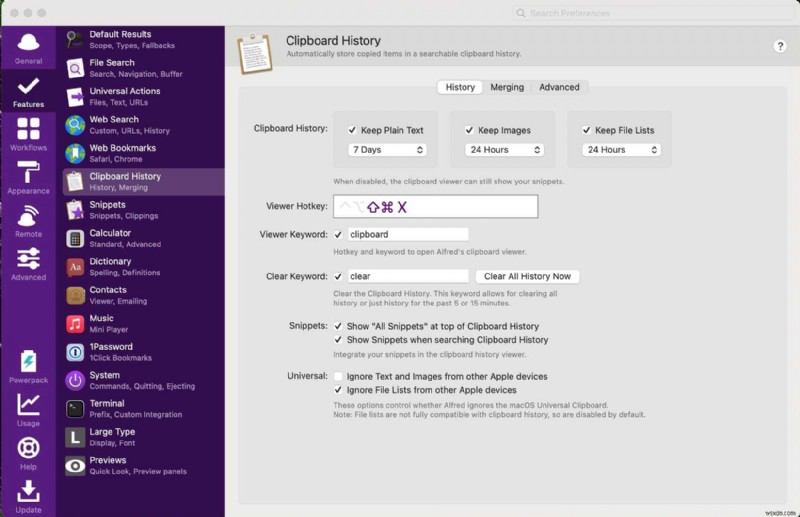 การแทนที่ Spotlight ด้วย Alfred บน Mac:การเพิ่มประสิทธิภาพการทำงานที่ได้รับการพิสูจน์แล้ว 