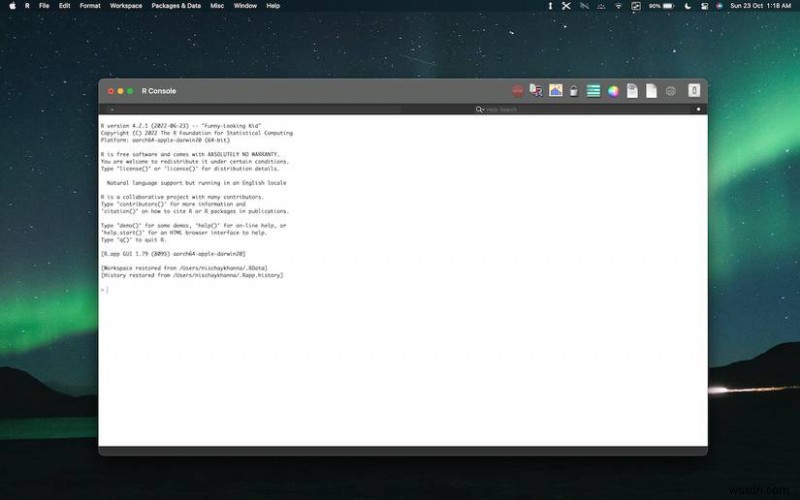 คำแนะนำทีละขั้นตอน:การติดตั้ง R และ RStudio บน macOS 