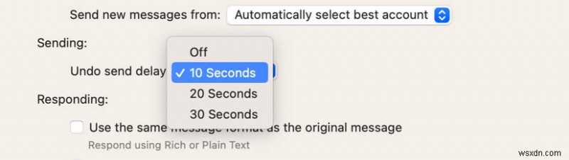 ขยายความล่าช้าในการส่ง Unsend ของ Apple Mail บน iPhone, iPad และ Mac:คำแนะนำทีละขั้นตอน 