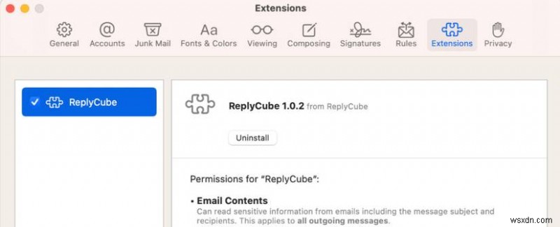 คำอธิบายส่วนขยายของ Apple Mail:คุณสมบัติคุณประโยชน์และวิธีใช้งาน 