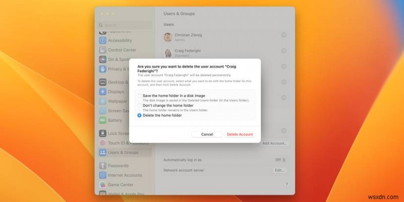 สร้างและจัดการบัญชีผู้ใช้หลายบัญชีบน Mac ของคุณ:คำแนะนำทีละขั้นตอน 