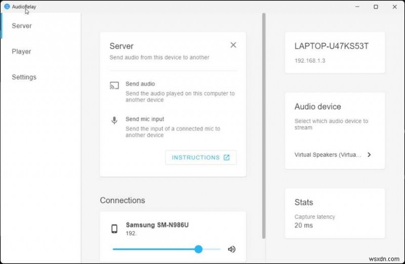 เปลี่ยนโทรศัพท์ Android ของคุณให้เป็นลำโพงไร้สายสำหรับพีซี Windows, Mac และ Linux 