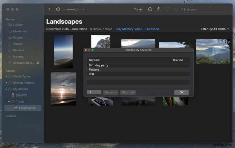 เพิ่มคำบรรยายและคำสำคัญให้กับรูปภาพบน Mac:คำแนะนำทีละขั้นตอน 