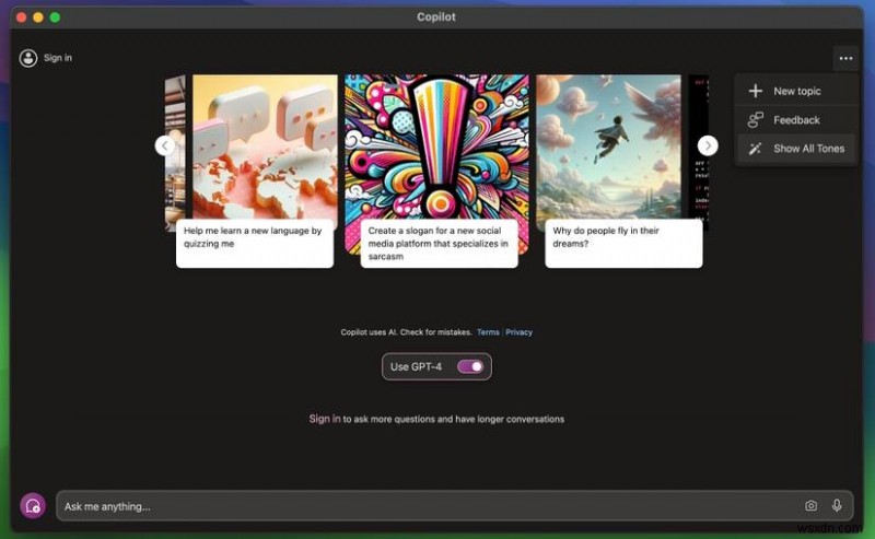 คำแนะนำทีละขั้นตอน:การติดตั้งและใช้งาน Microsoft Copilot บน macOS 