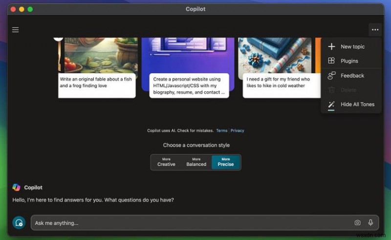 คำแนะนำทีละขั้นตอน:การติดตั้งและใช้งาน Microsoft Copilot บน macOS 