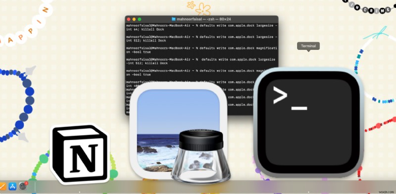 ฉันปรับแต่ง Mac Dock ของฉันด้วยคำสั่ง Secret Terminal ได้อย่างไร – คำแนะนำทีละขั้นตอน 