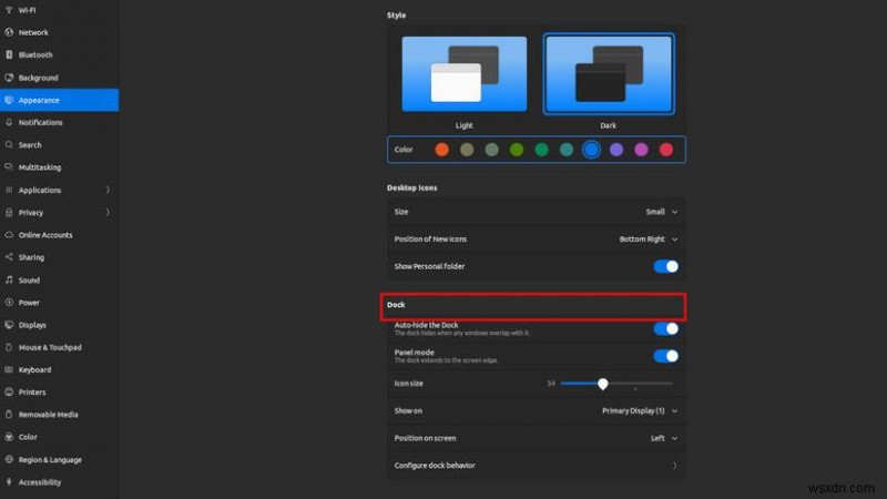 เปลี่ยน Ubuntu Dock ของคุณให้เป็นอินเทอร์เฟซสไตล์ macOS:คำแนะนำทีละขั้นตอน 