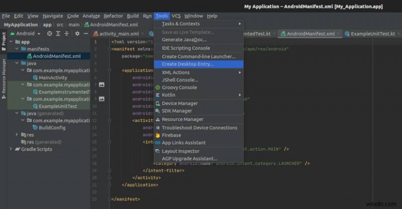 คำแนะนำทีละขั้นตอน:การติดตั้ง Android Studio บน Ubuntu 