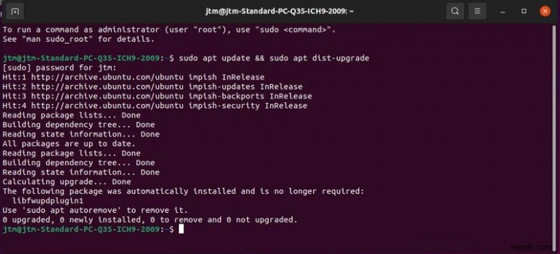 คำแนะนำทีละขั้นตอนในการอัพเกรดระบบของคุณเป็น Ubuntu 22.04 LTS 