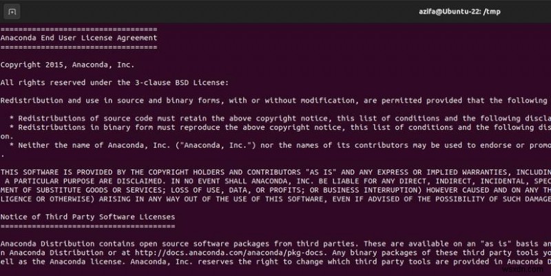 คำแนะนำทีละขั้นตอน:การติดตั้งและกำหนดค่า Anaconda บน Ubuntu 
