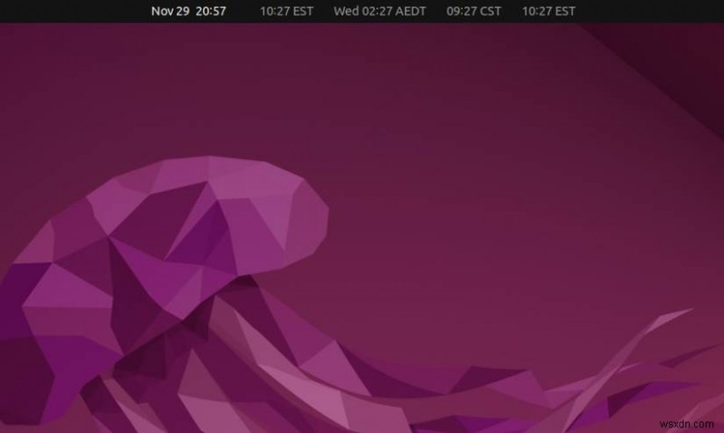 แสดงนาฬิกาเขตเวลาหลายรายการบน Ubuntu ได้อย่างง่ายดาย - คำแนะนำทีละขั้นตอน 