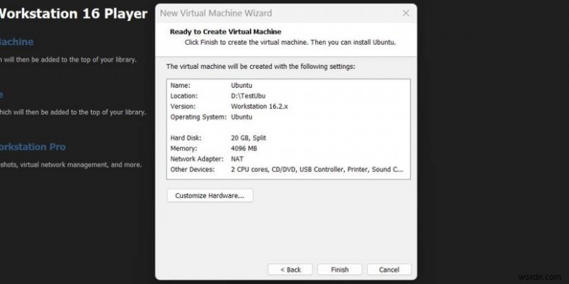 คำแนะนำทีละขั้นตอนในการติดตั้ง Ubuntu บน VMware Workstation 