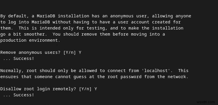 ติดตั้งและกำหนดค่า MariaDB บน Ubuntu 22.04:คำแนะนำทีละขั้นตอน 