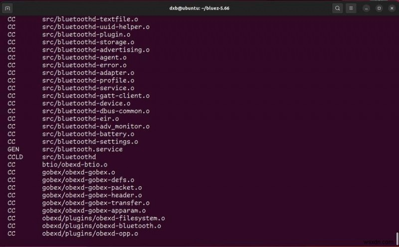 คำแนะนำทีละขั้นตอน:การติดตั้ง BlueZ ล่าสุดบน Ubuntu 