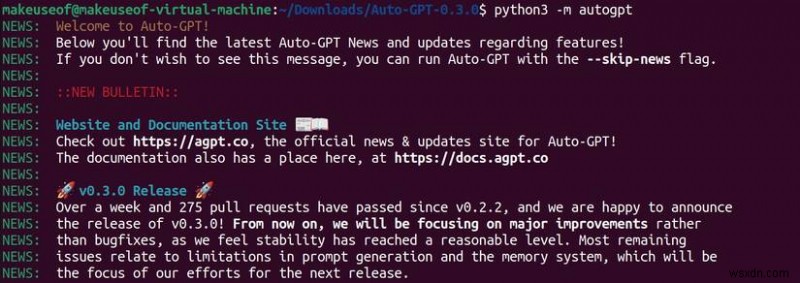 คำแนะนำทีละขั้นตอนในการติดตั้งและกำหนดค่า Auto-GPT บน Ubuntu 