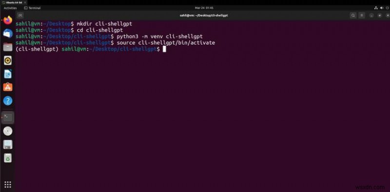 เรียกใช้ ChatGPT ใน Ubuntu Terminal ด้วย ShellGPT:คู่มือการตั้งค่าฉบับย่อ 