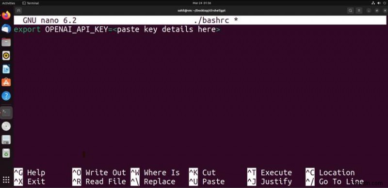 เรียกใช้ ChatGPT ใน Ubuntu Terminal ด้วย ShellGPT:คู่มือการตั้งค่าฉบับย่อ 