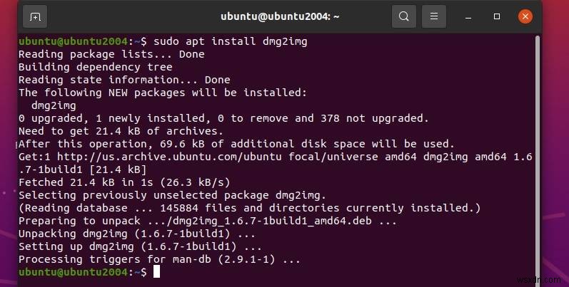 เปิดไฟล์ DMG บน Ubuntu และแปลงเป็น ISO—คำแนะนำทีละขั้นตอน 