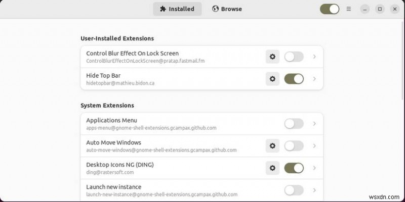 ซ่อนแถบด้านบนของ Ubuntu โดยอัตโนมัติอย่างง่ายดายเพื่อเพิ่มพื้นที่หน้าจอ 