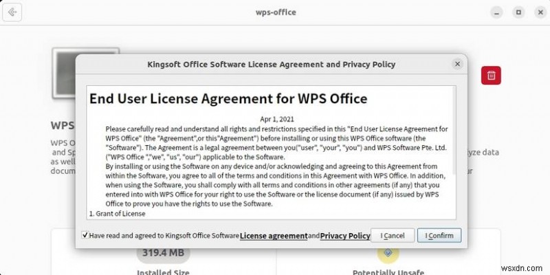 คำแนะนำทีละขั้นตอน:การติดตั้ง WPS Office บน Ubuntu เพื่อประสิทธิภาพการทำงานที่ราบรื่น 