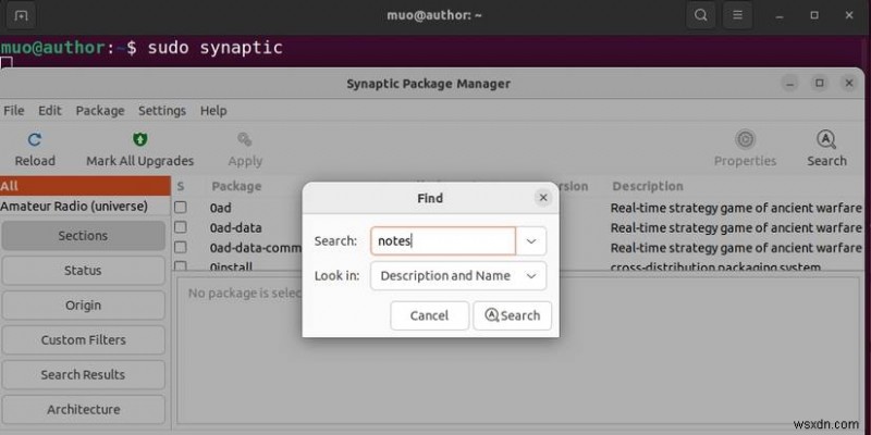 ติดตั้ง Synaptic Package Manager บน Ubuntu – คำแนะนำทีละขั้นตอนสำหรับผู้ใช้ทั้งหมด 