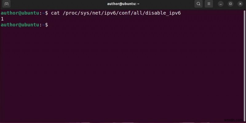 ปิดการใช้งาน IPv6 บน Ubuntu:คำแนะนำทีละขั้นตอน 