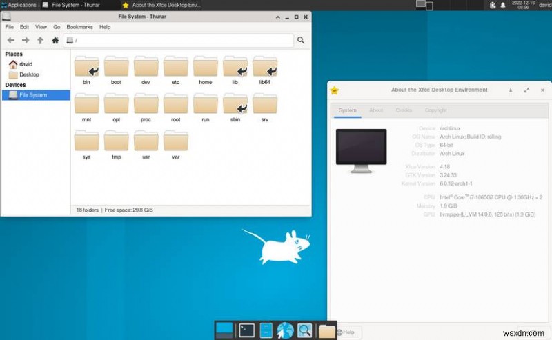 Xfce 4.18:เดสก์ท็อป Linux น้ำหนักเบาออกรุ่นใหม่หลังจากผ่านไปสองปี โดยมีการปรับปรุงเล็กน้อย 