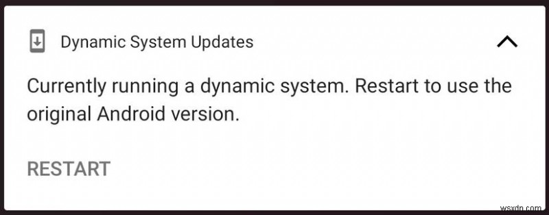 คำอธิบายการอัปเดตระบบแบบไดนามิก:การติดตั้ง Android เวอร์ชันล่าสุดเป็น Guest OS 