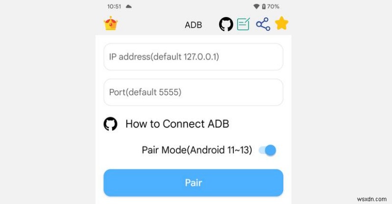 เรียกใช้คำสั่ง ADB โดยตรงบน Android—ไม่ต้องใช้พีซี 