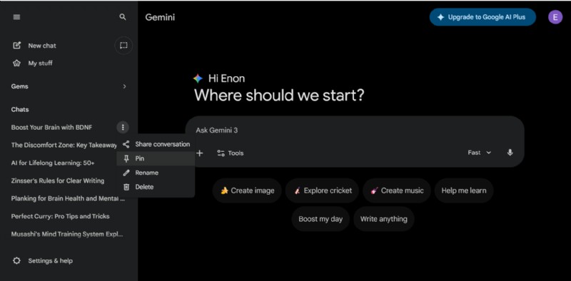 ปรับปรุง Google Gemini ด้วยส่วนขยาย Chrome อันทรงพลังนี้ 